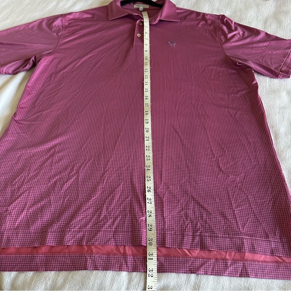 Peter Millar Southern Comfort Mens Polo Shirt Size L Golf Performance Preppy - Picture 4 of 10
